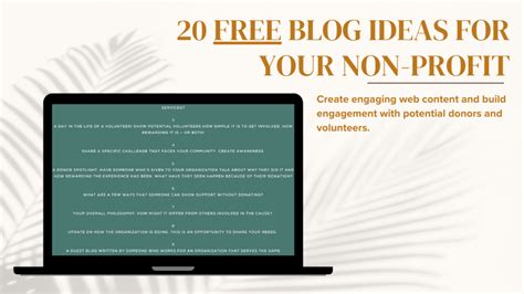 28 Blog Ideas for Your Nonprofit .